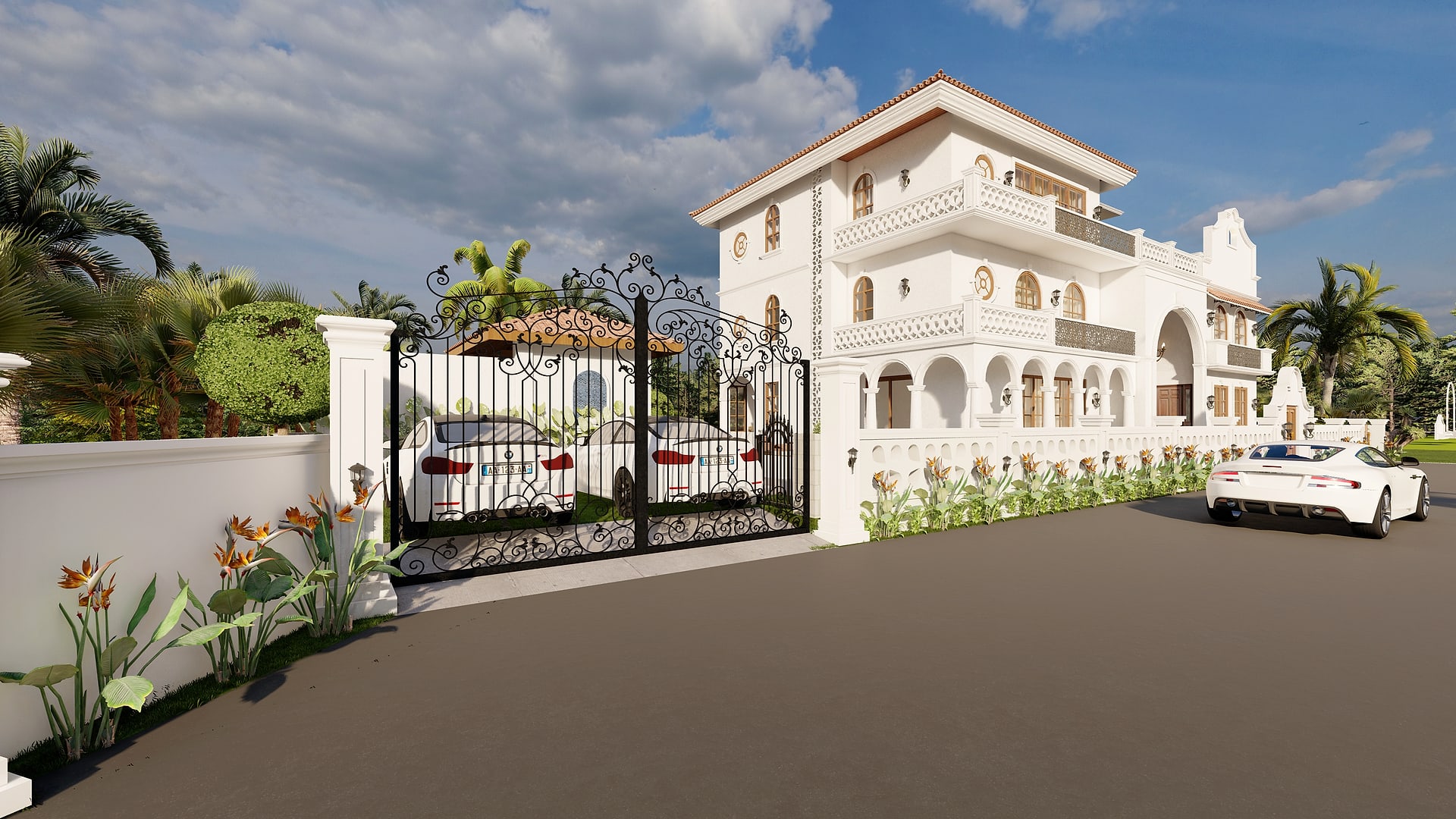 Beera Homes Badem, approach view
