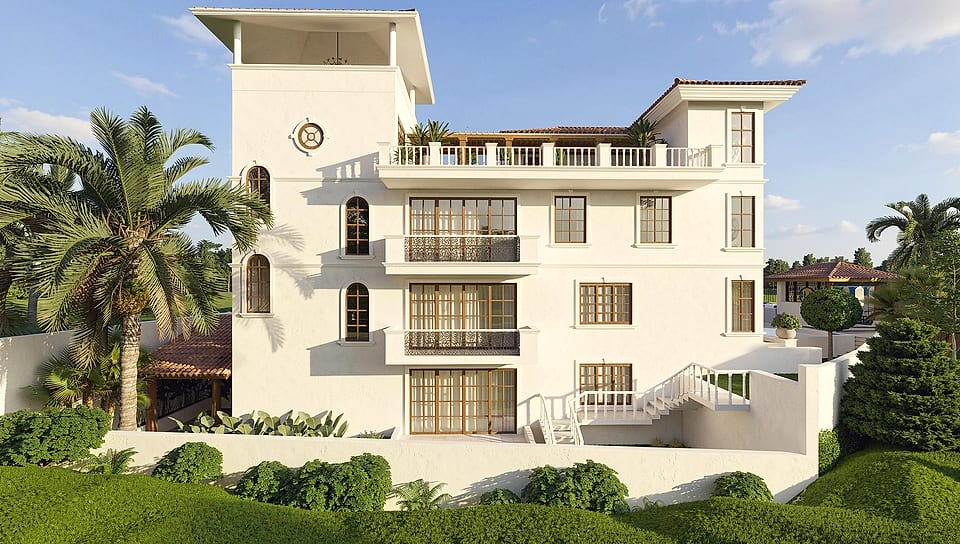 Beera Homes Badem, side elevation and rooftop terrace